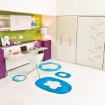 Tapis en forme de nuage chambre