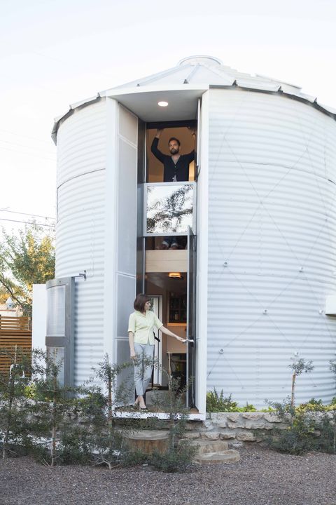 Transformation silo en maison