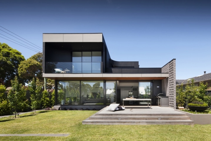 Maison contemporaine avec rooftop