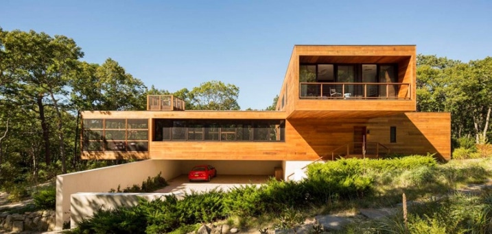Maison contemporaine en bois