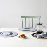 Set de table ronds scandinave