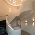Escalier design arrondi