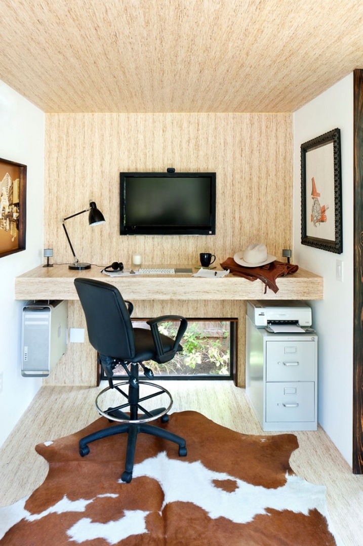 Espace de travail bureau de jardin