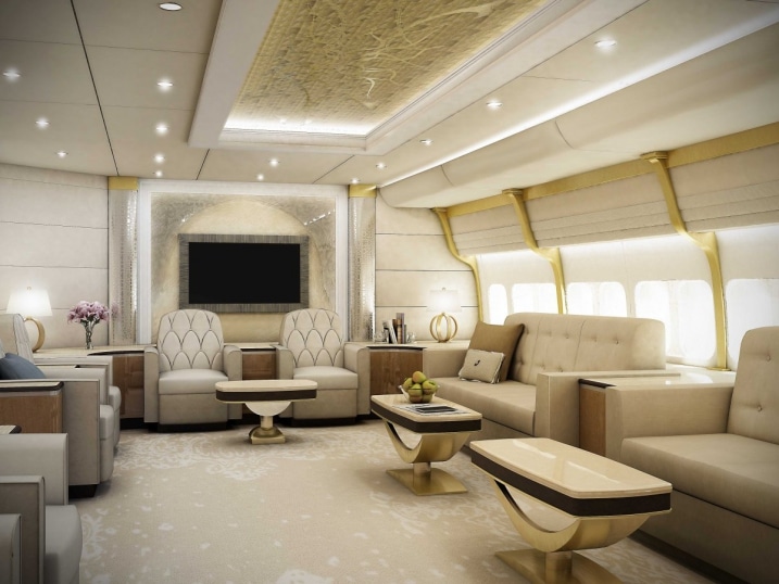 Intérieur Boeing 747-8