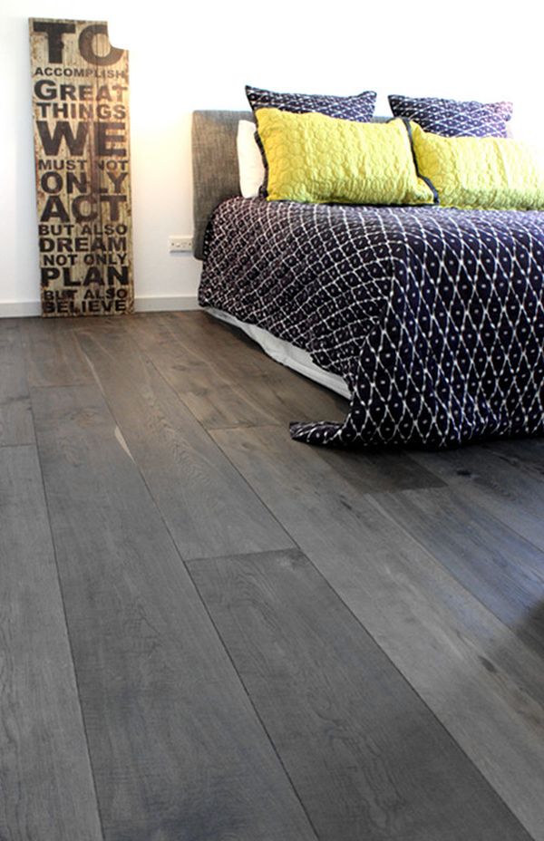 Parquet en bambou foncé