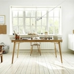 Bureau épure au style scandinave