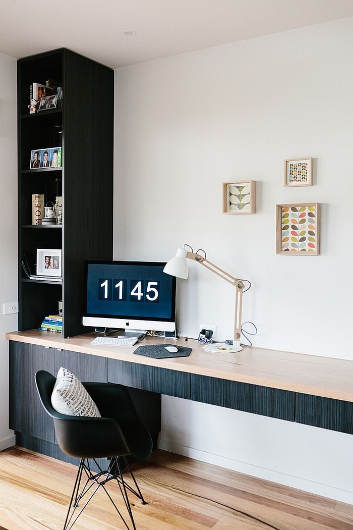 Chaise de bureau noir Eames