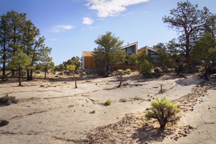 Maison située dans le desert