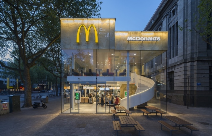 McDonalds en verre