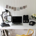 Petit espace de travail scandinave