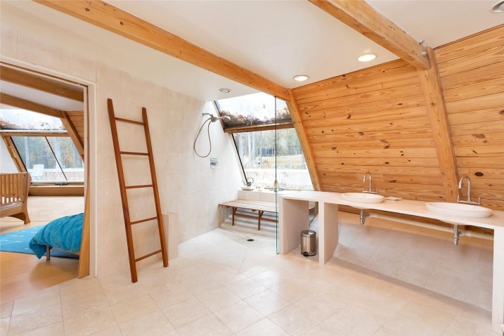 Salle de bain arrondie