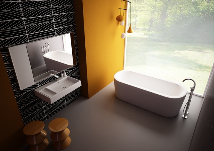 Baignoire minimaliste Teuco