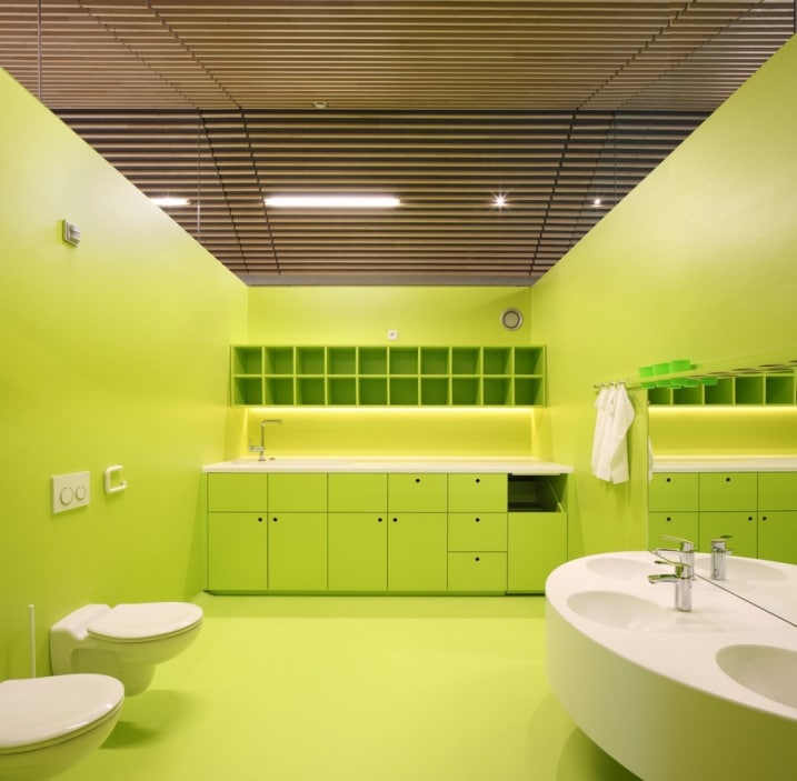 Salle de bain design crèche