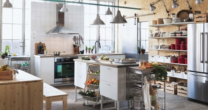 Cuisine industrielle IKEA 2016