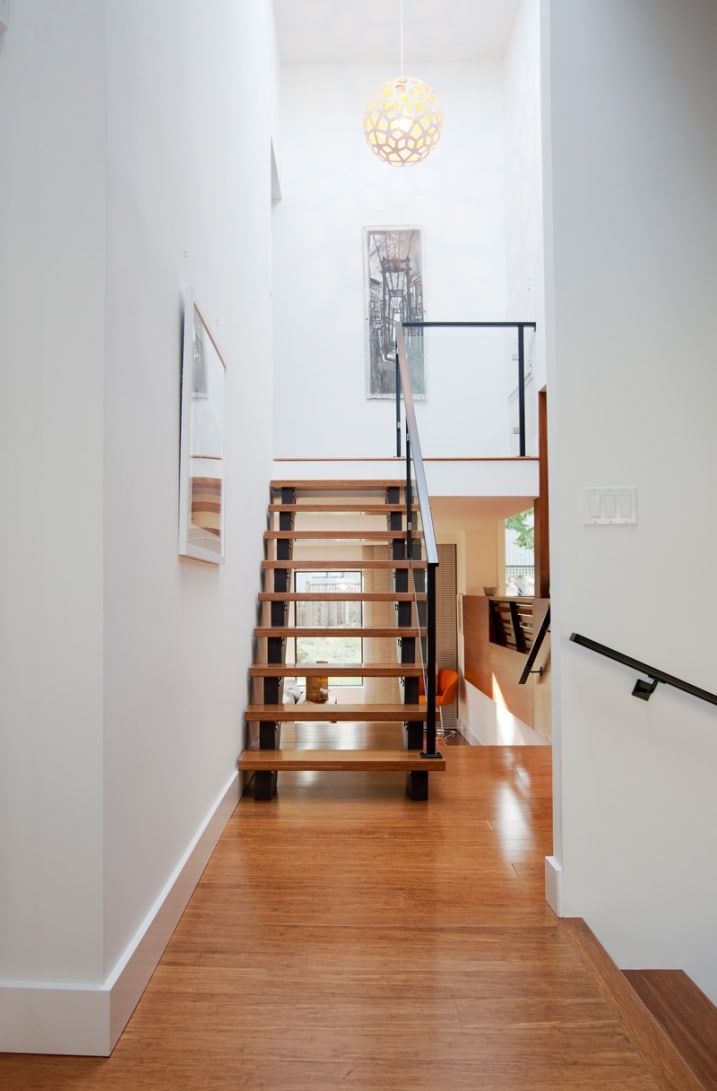 Rénovation escalier contemporain