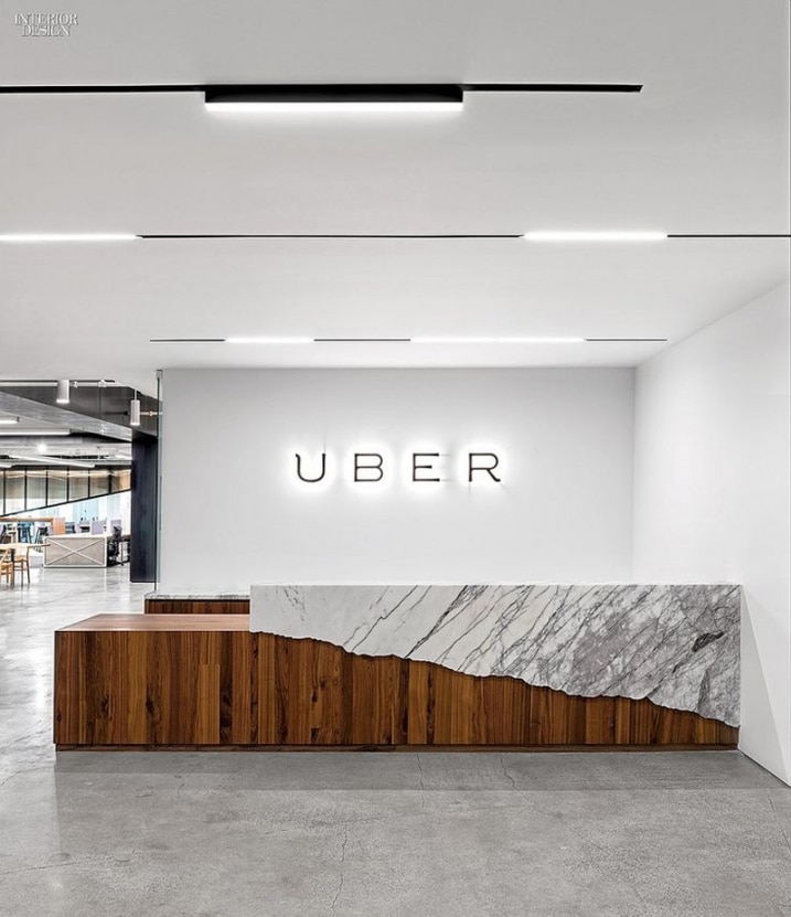 Banque accueil uber