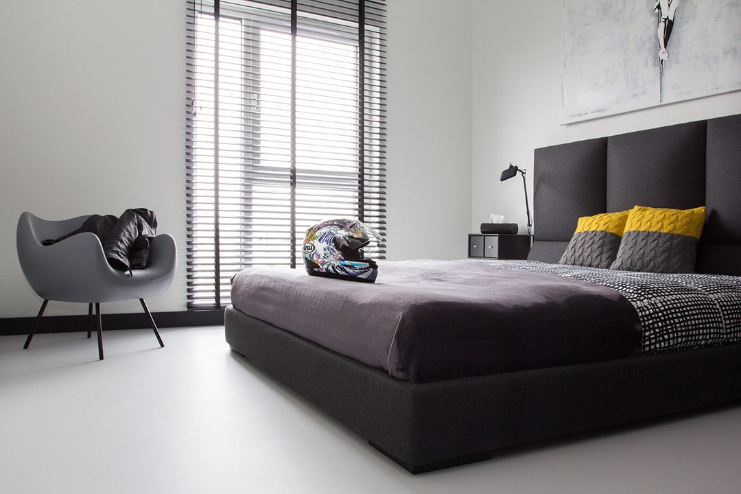 Couelurs neutres chambre homme