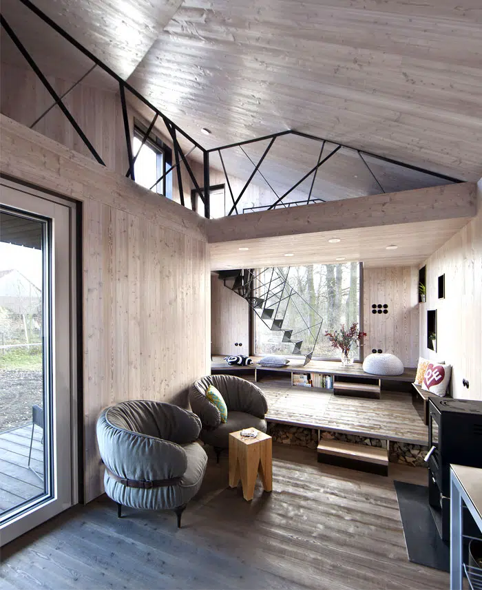 Idée déco intérieur chalet bois