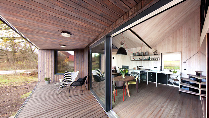 Terrasse maison bois