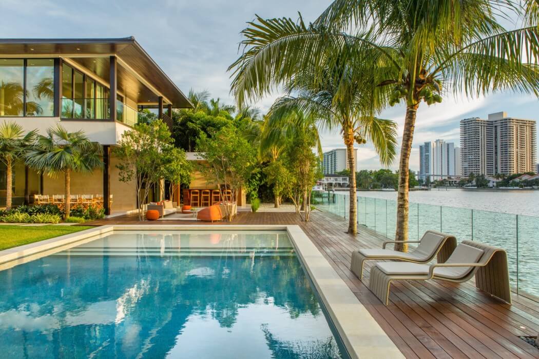 Maison bord océan miami