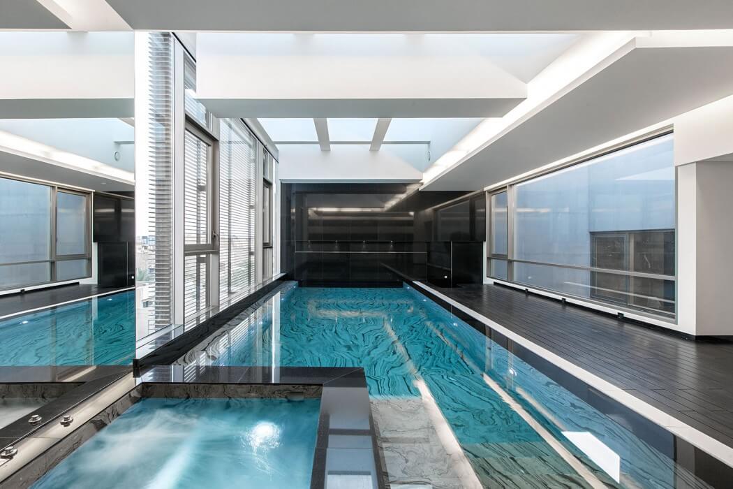 Piscine intérieure privée