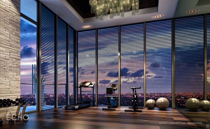 Salle de sport penthouse