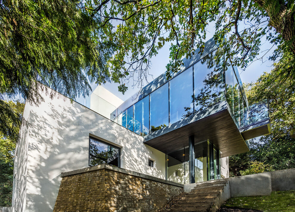 Transformation maison traditionnelle maison contemporaine