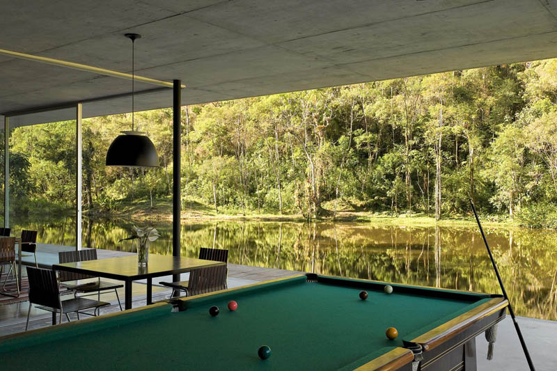 Billard sur terrasse