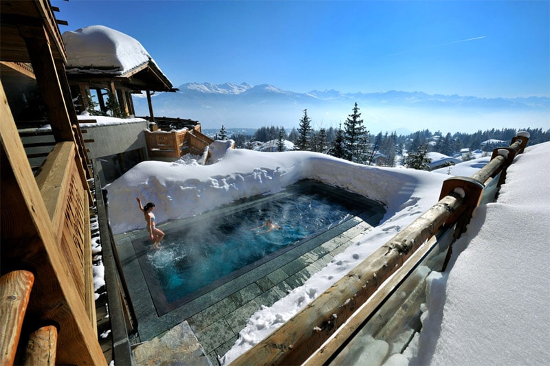 Hotel spa courchevel