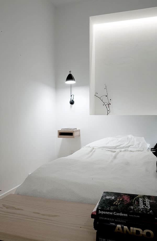 Chambre minimaliste scandinave