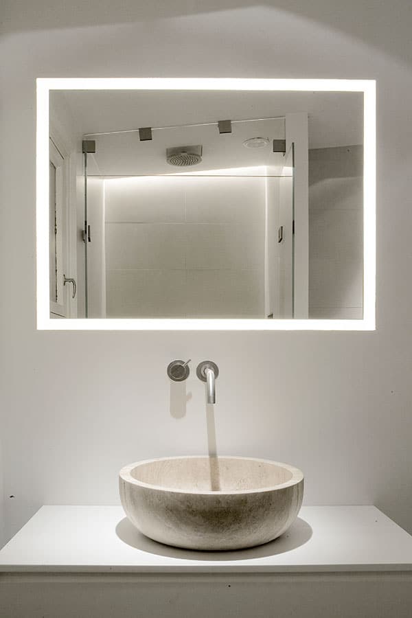 Miroir led minimaliste