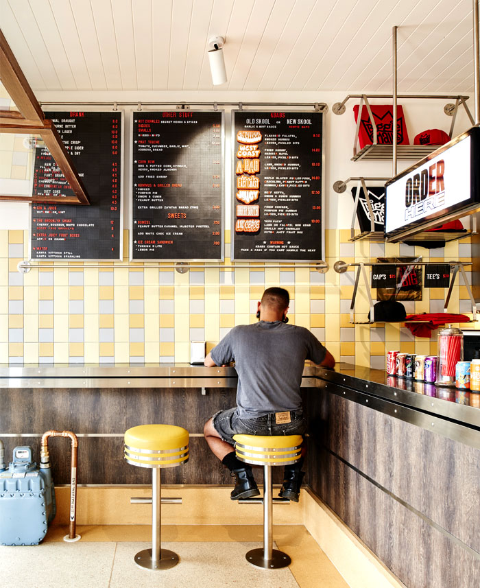 Tabouret bar diner americain