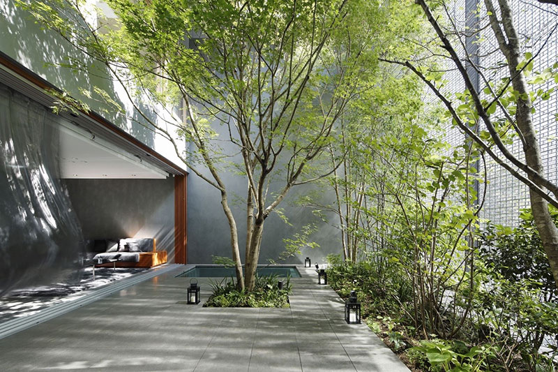 Jardin japonais minimaliste