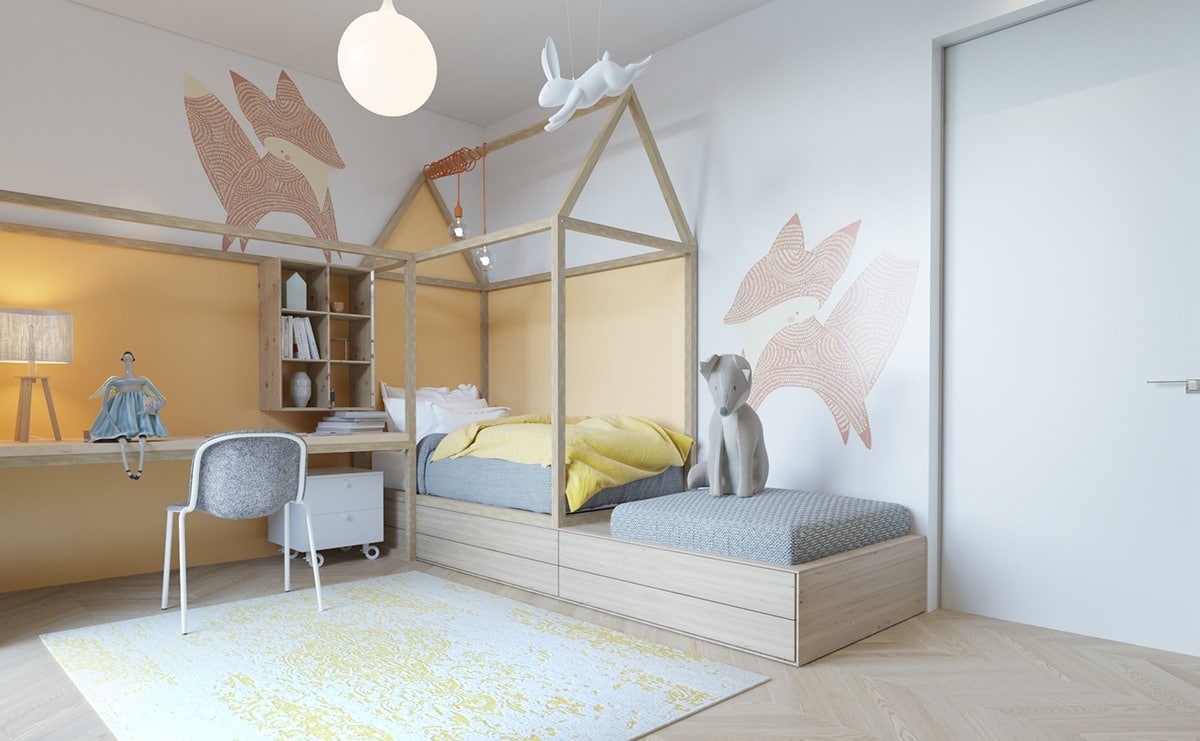 chambre enfant lit baldaquin