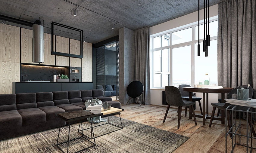 appartement-gris-homme