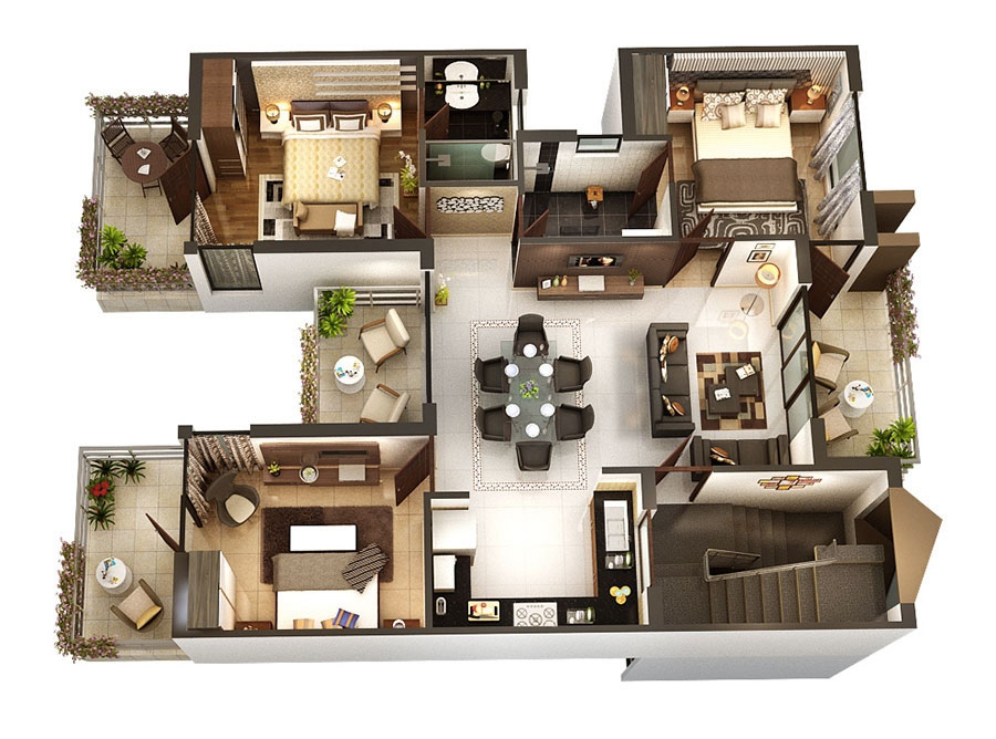 plan-3D-maison-3chambres-2