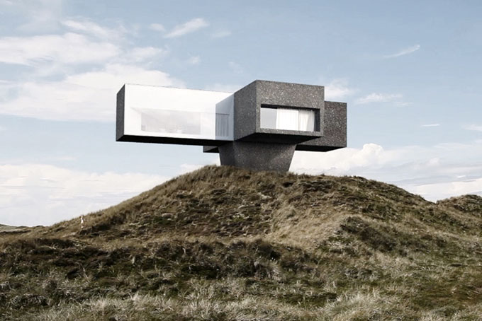 maison forme bizarre