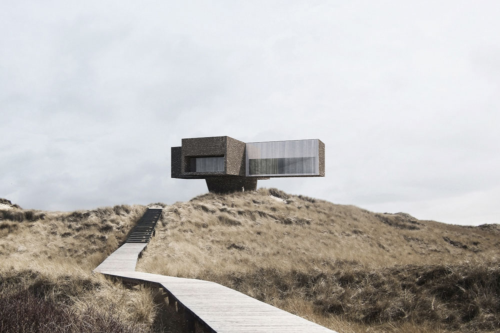 The Dune House, maison contemporaine dans les dunes au Danemark