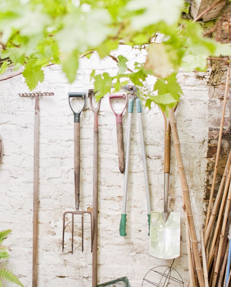support outils jardin