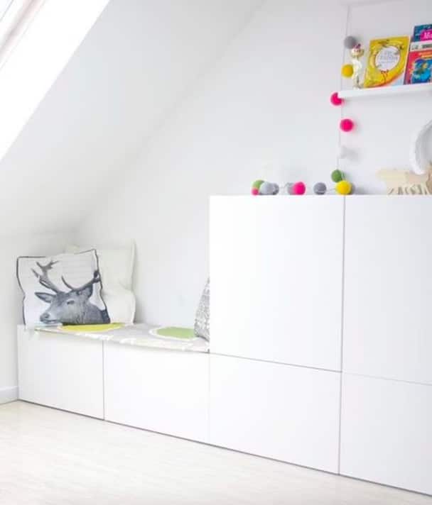 banquette meuble besta chambre enfant