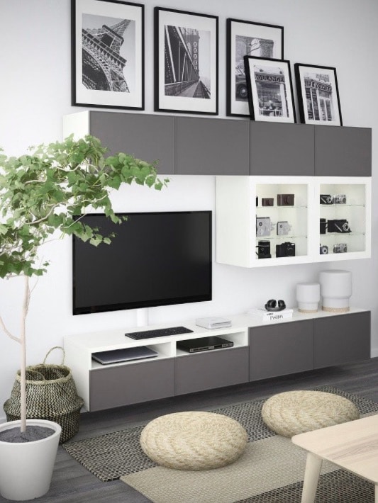 meuble tv besta ikea