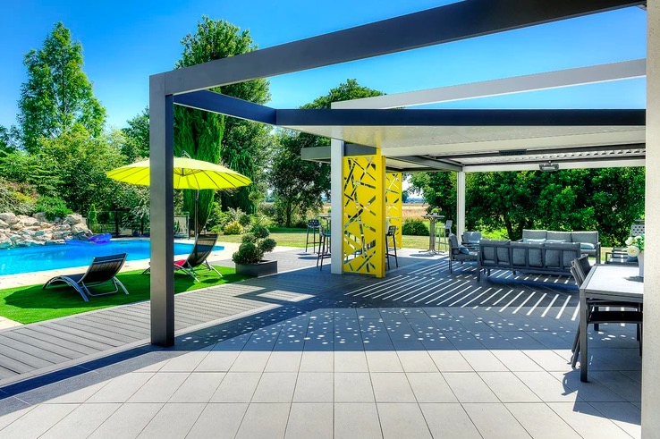 pergola bioclimatique en aluminium