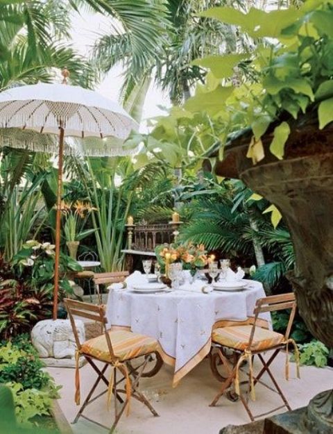 terrasse ambiance Caraïbes