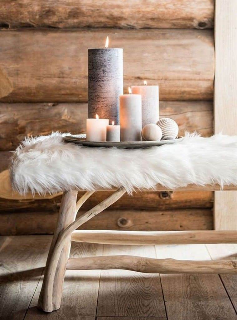 bougies decor cosy