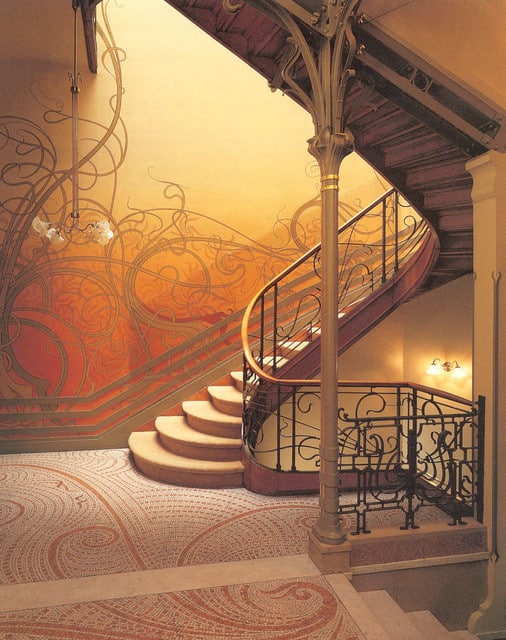 escalier art nouveau