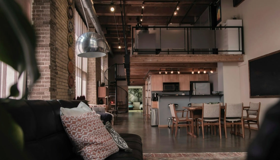 loft open space industriel