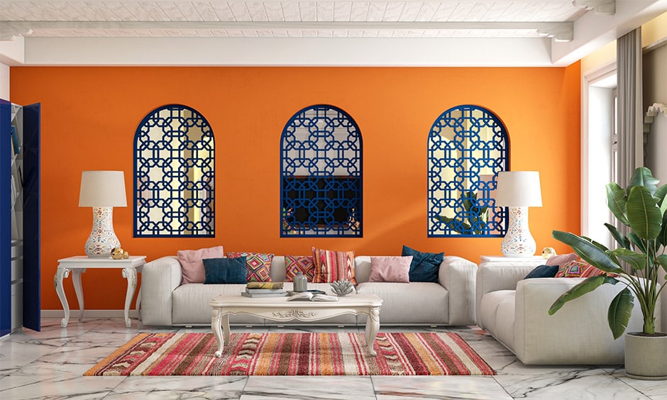 coussins colorés style Maroc