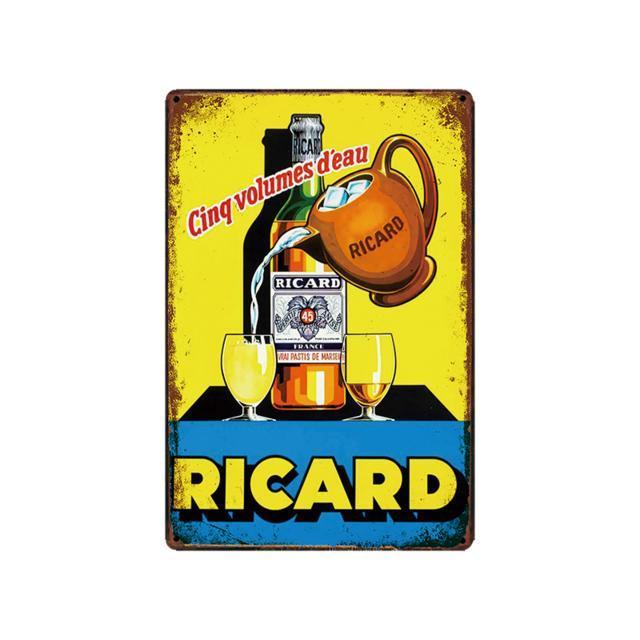 plaque-metal-vintage-ricard