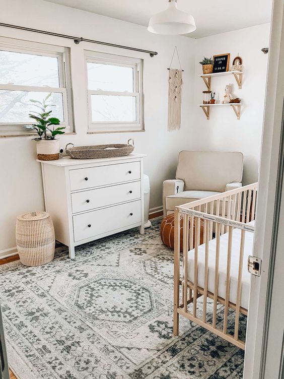 tapis imprimé pour chambre enfant