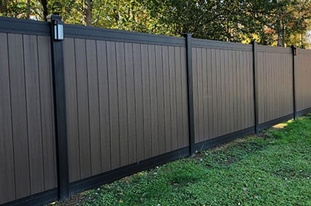 clôture panneau pvc